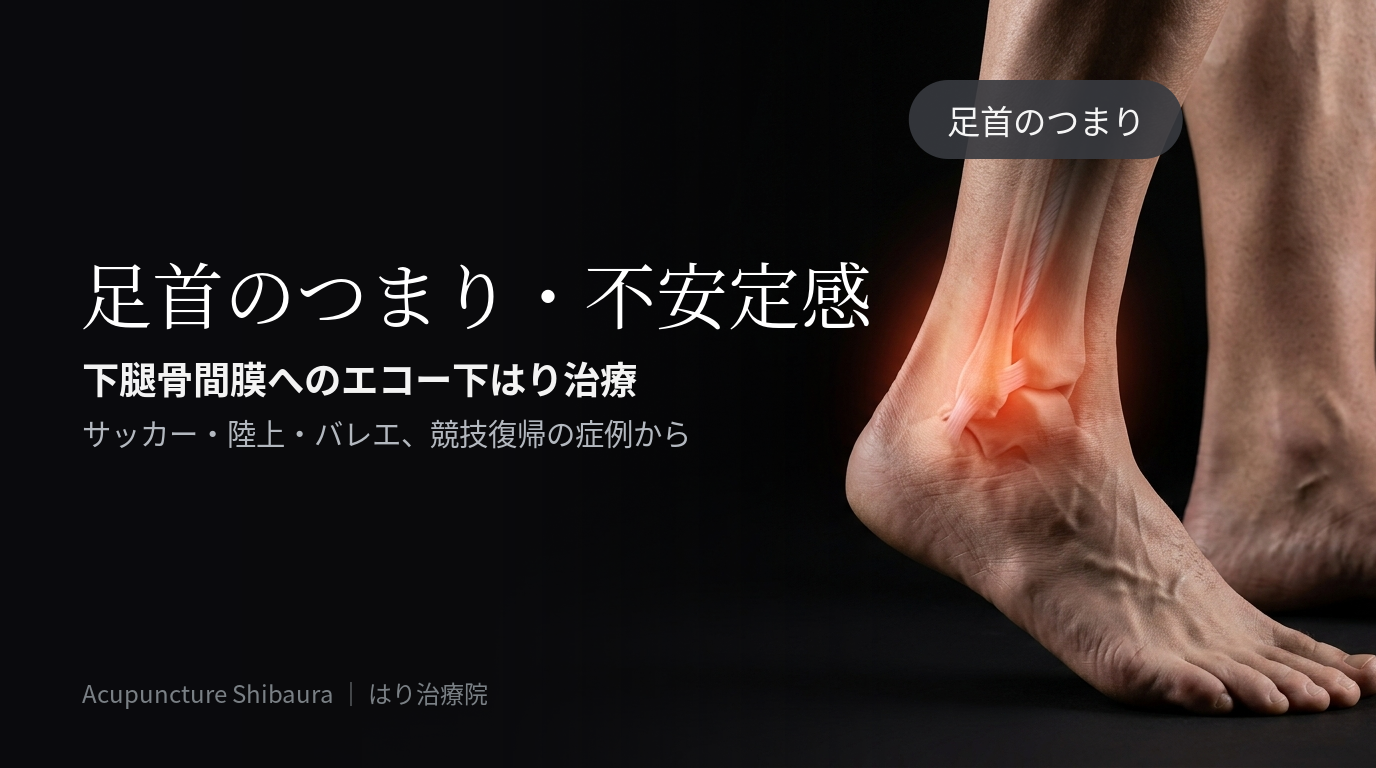 足首の不安定感 サッカー　バレエ　か悪闘技