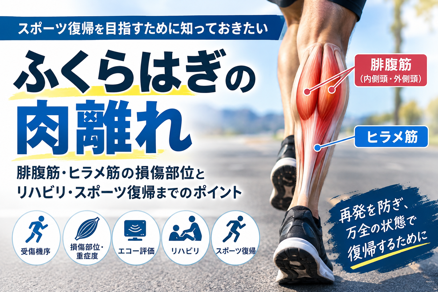 ふくらはぎ肉離れ